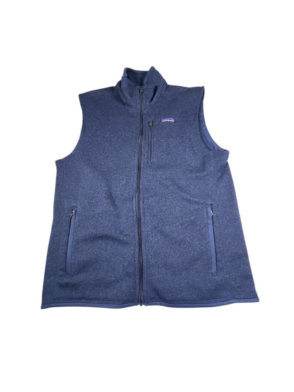Patagonia Mens Blue Better Sweater Full Zip Fleece Vest Size Large Outdoors